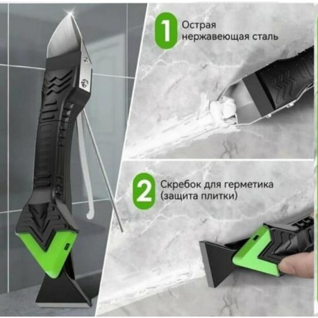Скребок силиконовый для герметика, затирки, силикона оптом-4
