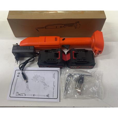 Электрическая тяпка-культиватор для сада и огорода на аккумуляторе-9