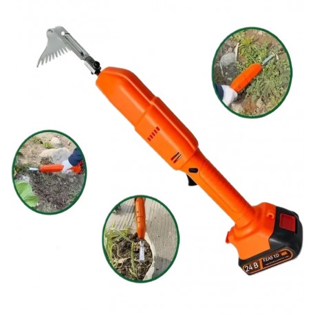 Электрическая тяпка-культиватор для сада и огорода на аккумуляторе-1