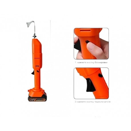 Электрическая тяпка-культиватор для сада и огорода на аккумуляторе-3