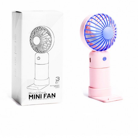Беспроводной ручной портативный настольный вентилятор 5Вт  оптом-1