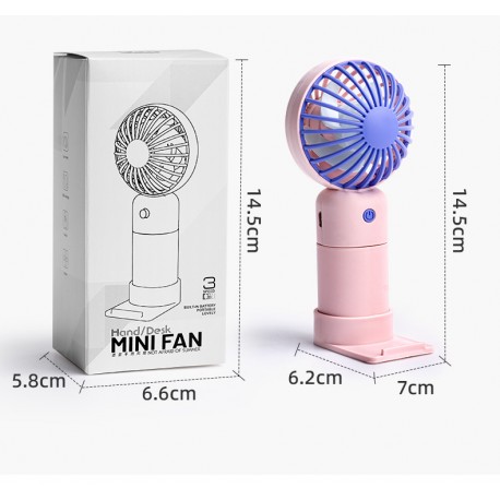 Беспроводной ручной портативный настольный вентилятор 5Вт  оптом-2