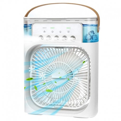 Электронный настольный осевой вентилятор Mini Cooling Fan с таймером 4 в 1  оптом