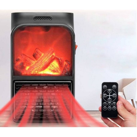 Мини обогреватель с LCD дисплеем Flame Heater  оптом-13