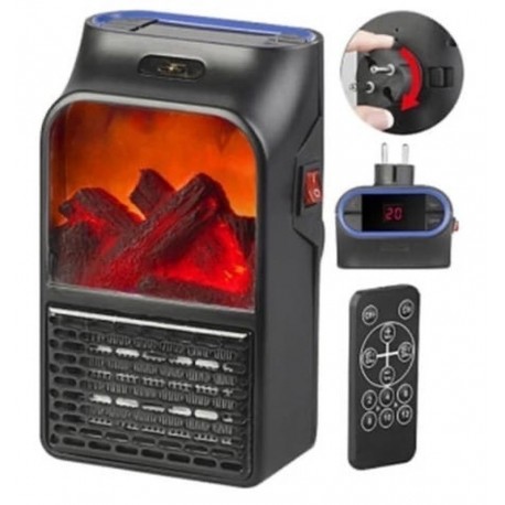Мини обогреватель с LCD дисплеем Flame Heater  оптом-4