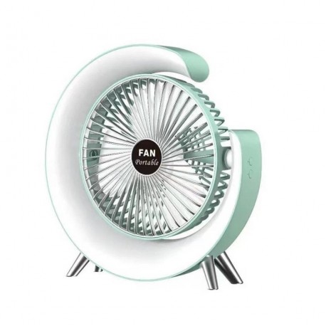 Переносной Портативный Вентилятор Colorful Desktop Fan с подсветкой  оптом-1