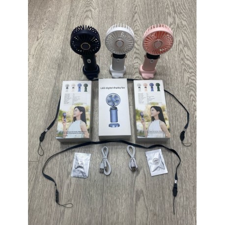 Мини-вентилятор аккумуляторный  для дома, офиса и улицы, 5 скоростей-5