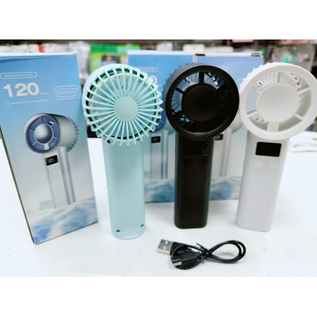 Мини-вентилятор настольный с цифровым дисплеем-3
