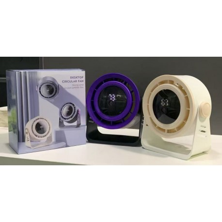 Настольный сенсорный круглый вентилятор DESKTOP CIRCULAR FAN 5 Вт с сильным ветром-4