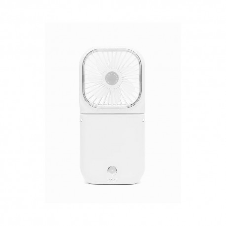 Портативный карманный ручной вентилятор Powerbank, 3 скорости  оптом-4