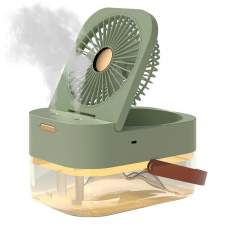 Портативный вентилятор DUAL SPRAY Light с увлажнением воздуха