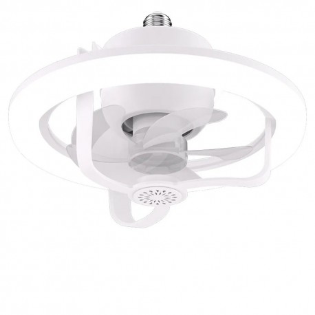 Потолочный вентилятор светильник E27, с дистанционным управлением  оптом-1