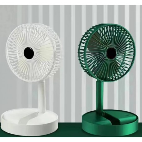 Складной вентилятор настольный аккумуляторный для дома, офиса-4