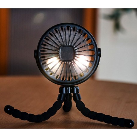 Мини-вентилятор для детской коляски с гибким штативом-6