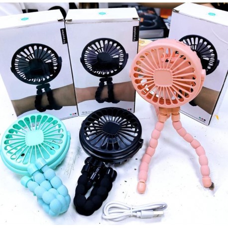 Мини-вентилятор для детской коляски с гибким штативом-4