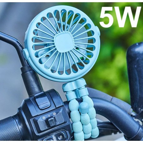 Мини-вентилятор для детской коляски с гибким штативом-9