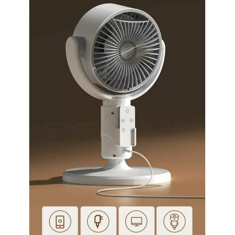 Электрический напольный вентилятор FI FAN CIRCULATION FAN с пультом-7