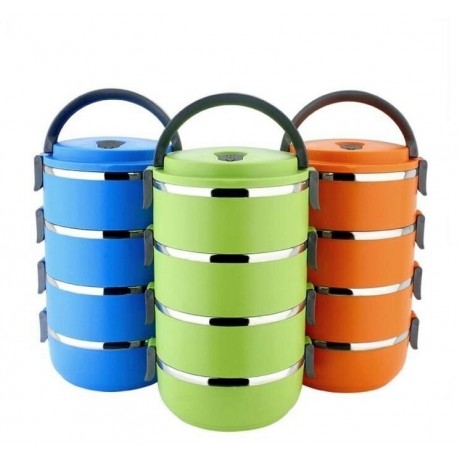 Ланч бокс Lunch Box четырехъярусный 2,8 л  оптом-6