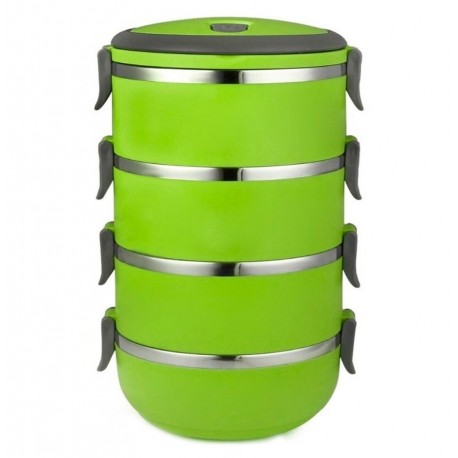 Ланч бокс Lunch Box четырехъярусный 2,8 л  оптом-2