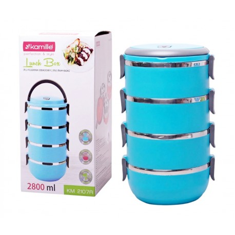 Ланч бокс Lunch Box четырехъярусный 2,8 л  оптом