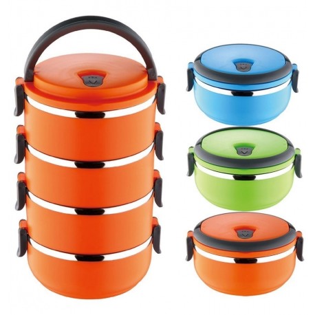 Ланч бокс Lunch Box четырехъярусный 2,8 л  оптом-4