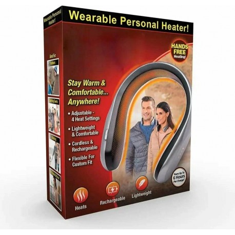 Электрический портативный беспроводной обогреватель для шеи-3