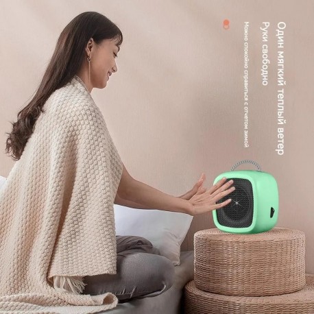 Портативный настольный обогреватель 400 Вт гигростат до 25 кв.м. с тепловентилятором  оптом-8