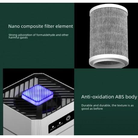 Умный портативный очиститель воздуха 18 Вт H12 HEPA-фильтр  оптом-3