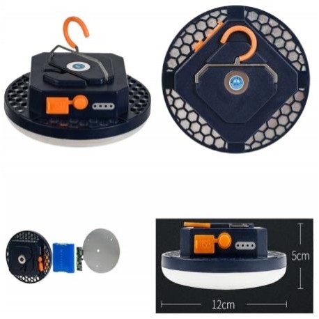 Аккумуляторный кемпинговый фонарь с магнитом  оптом-3