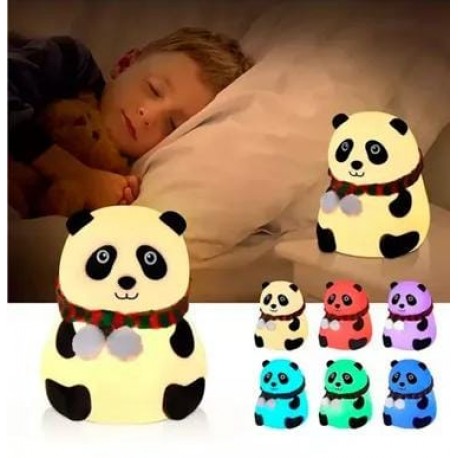Декоративный Силиконовый Ночник Панда  оптом-1