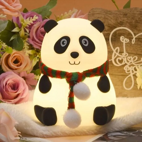 Декоративный Силиконовый Ночник Панда  оптом-3