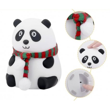 Декоративный Силиконовый Ночник Панда  оптом-5