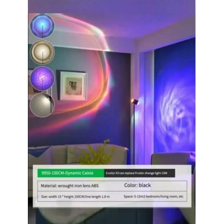 Светодиодная двойная лампа с проекцией заката "Закатный свет"  оптом-11