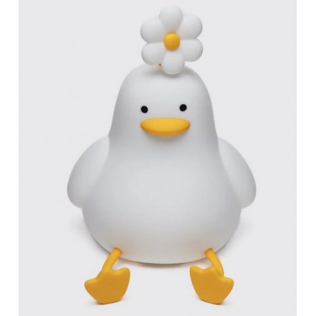 Детский декоративный силиконовый ночник УТЕНОК С РОМАШКОЙ оптом-2