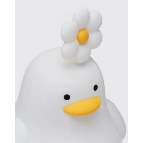 Детский декоративный силиконовый ночник УТЕНОК С РОМАШКОЙ оптом-4