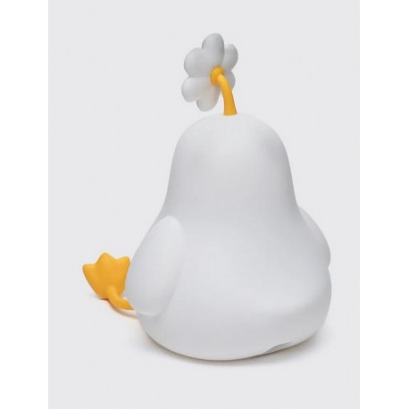 Детский декоративный силиконовый ночник УТЕНОК С РОМАШКОЙ оптом-5