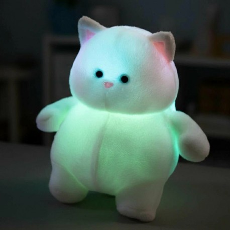 Светящийся LED Ночник-светильник 3 в 1 ПОДУШКА-ОБНИМАШКА КОТИК большой оптом-2