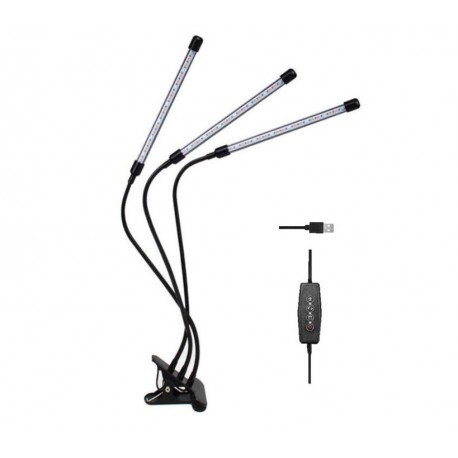 Фитолампа для выращивания растений в помещении, 3 лампы  оптом-2