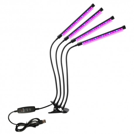 Фитолампа для выращивания растений в помещении, 4 лампы  оптом-1