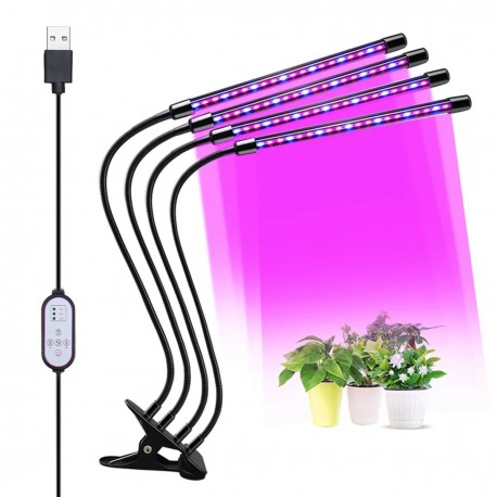 Фитолампа для выращивания растений в помещении, 4 лампы  оптом-5