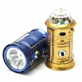 Кемпинговый фонарь с диско шаром 