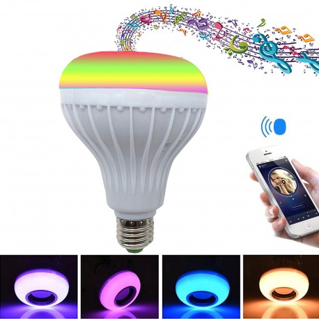 Лампочка-колонка Led Music Bulb Лампа диско блютус с динамиком 7 Вт Е27  оптом-2