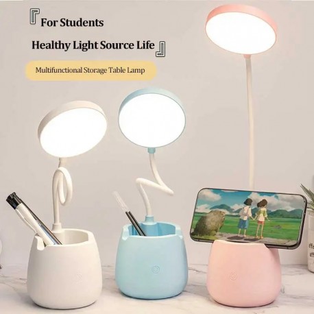 Настольная светодиодная лампа LED Table Lamp сенсорный датчик, на аккумуляторе  оптом-2