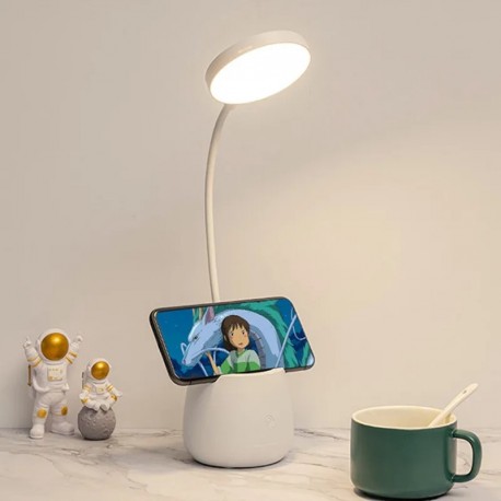 Настольная светодиодная лампа LED Table Lamp сенсорный датчик, на аккумуляторе  оптом-4