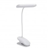 Светодиодная настольная лампа с прищепкой и USB разъемом, прямоугольная  Светодиодная настольная лампа с прищепкой и USB разъемом, прямоугольная
