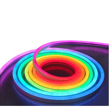 Неоновая светодиодная лента RGBIC Bluetooth 2 м  оптом-1
