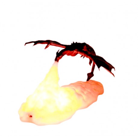 Декоративный настольный ночник-светильник ОГНЕННЫЙ ДРАКОН  оптом