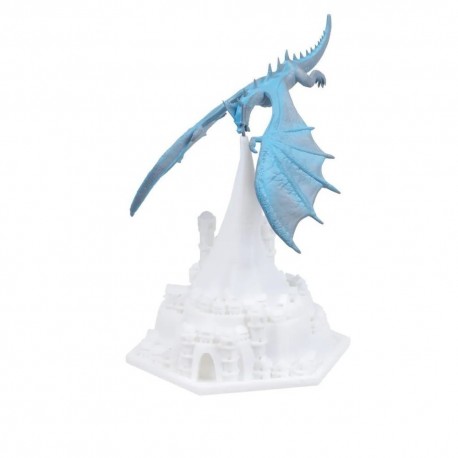 Декоративный настольный ночник-светильник ДРАКОН НА БАШНЕ  оптом-1