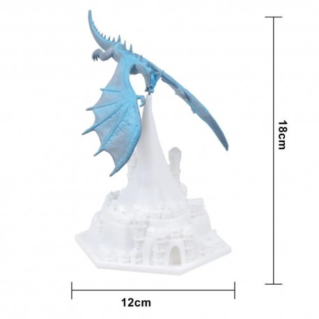 Декоративный настольный ночник-светильник ДРАКОН НА БАШНЕ  оптом-2