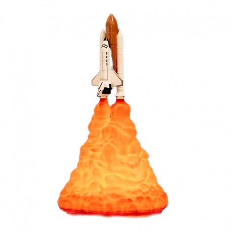 Декоративный настольный ночник-светильник ЛУННАЯ РАКЕТА  оптом-1